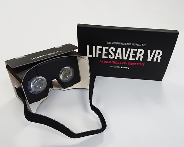 VR headset for Lifesaver VR