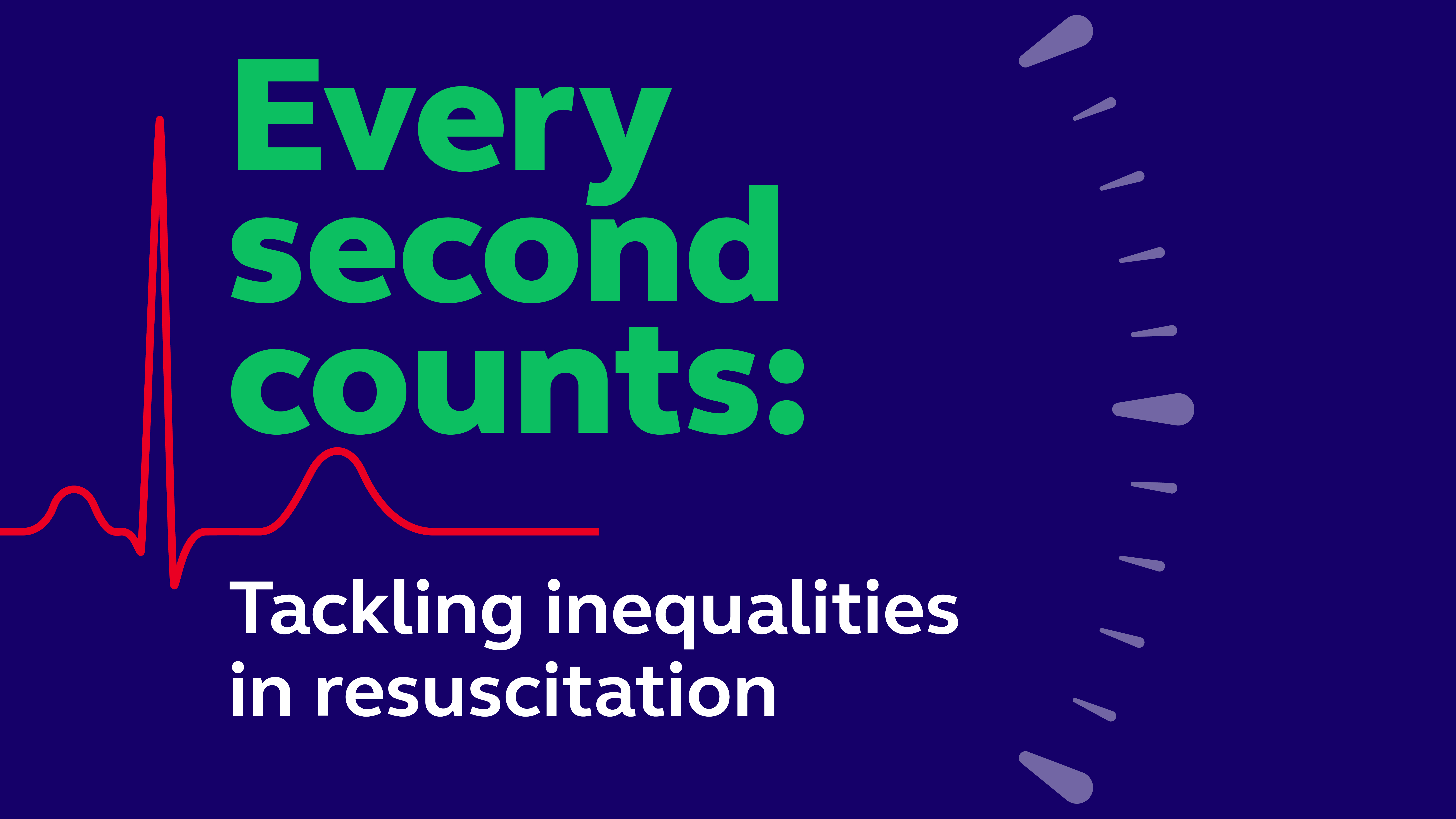 Every second counts: Tackling inequalities in resuscitation 