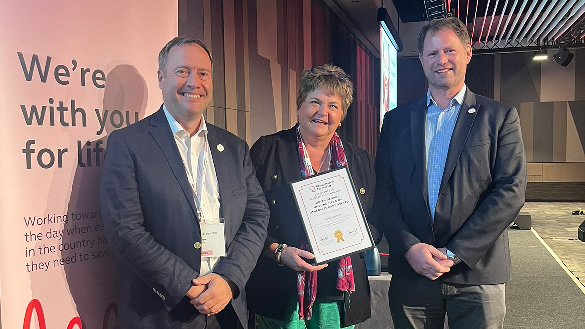 Lucy Belson - Excellence in Resuscitation Award winner 2024