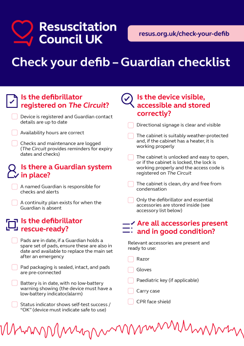 Defib checklist preview