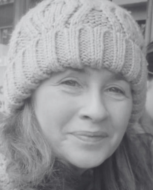 black and white headshot of Catriona Fleming