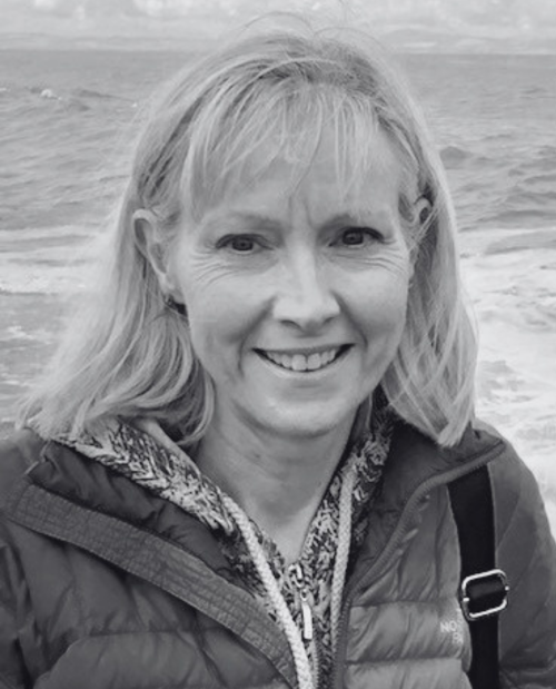 black and white headshot of Juliet Spiller