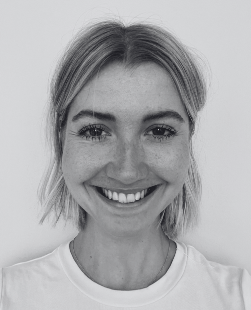 black and white headshot of Rosie Gosling