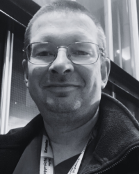black and white image of Paul Marlow