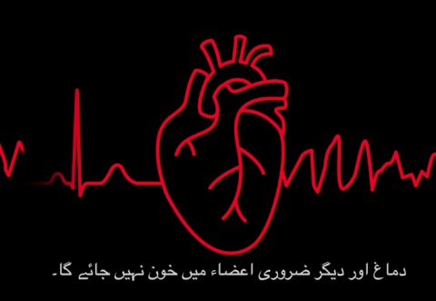 Still from CPR video in Urdu