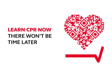 Our heart shaped QR code 