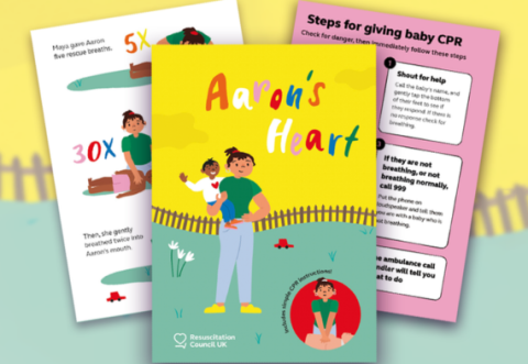 Pages from Aaron's Heart book