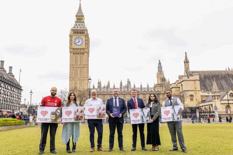 RCUK campaigning outside parliament