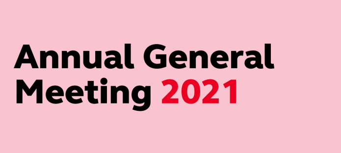 Text says 'Annual General Meeting 2021'.