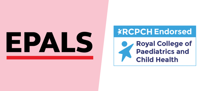 EPALS logo alongside RCPCH endorsement logo