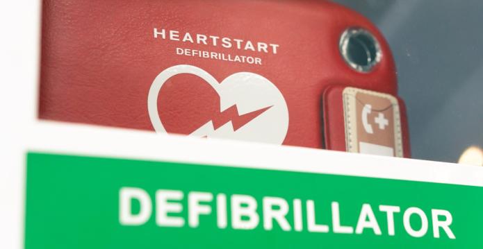Image of a public access defibrillator